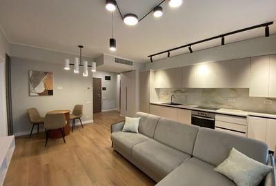 Apartament cu 2 camere semidecomandat, mobilat în Pipera