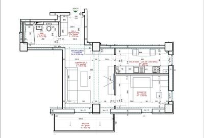 Apartament 2 camere – 58,55 mp în Complexul Freya Home - 5