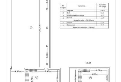 Spațiu comercial, de 1,100 mp, în Central - 8