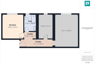 Apartament mobilat cu 2 camere în Giroc - 9