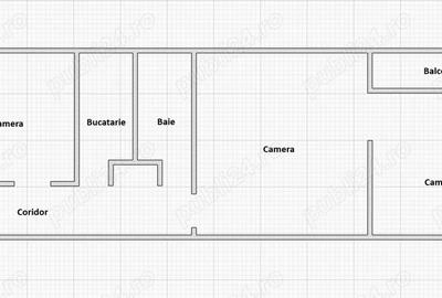 Vand Apartament 3 camere 64 m2 semidecomandat bloc 4 etaje parter - 4