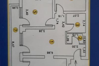 Bloc Nou 2021 SUPER SPATIOS 89 mp 3 cam decomandat zona rezi Bloc Nou 2021 SUPER SPATIOS 89 mp 3 cam decomandat zona rezi - 6