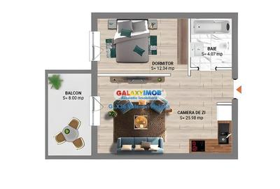 Vanzare apartament 2 camere tip studio mobilat Baneasa Greenfield - 14