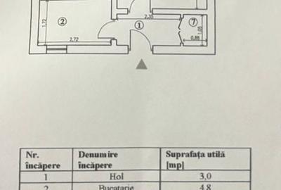 Apartament cu 2 camere decomandat în Podu Roș