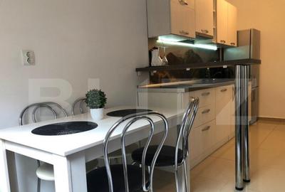 Garsoniera cu gradina intr-o zona pitoreasca din cartierul S - 1