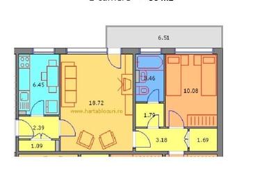 Apartament cu 2 camere semidecomandat în Drumul Taberei - 7