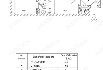 2 camere, Titan, metrou Costin Georgian, sector 3 - 1