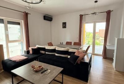 Apartament cu 2 camere semidecomandat, mobilat în Giroc