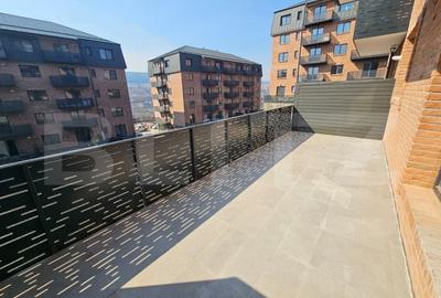 Apartament 2 camere, 45 mp, terasa 22 mp, bloc nou, zona Beta Residence