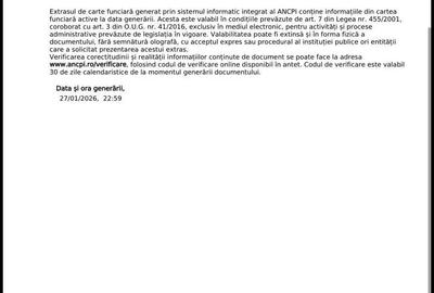 Teren de 1200 mp, în Brănești