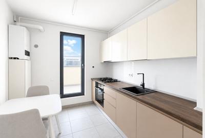 Apartament cu 2 camere semidecomandat, mobilat în Pipera
