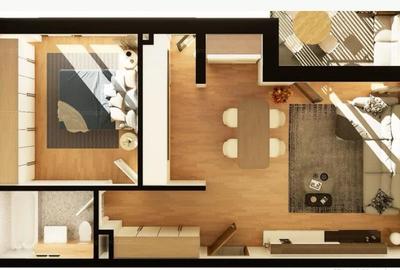 Apartament de 2 camere, Intre Lacuri , Bloc Nou! - 19