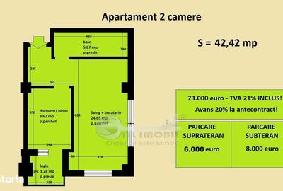 Apartament cu 2 camere în Horpaz - 8
