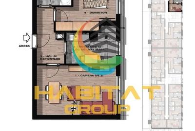 Apartament cu 2 camere decomandat în Berceni - 2