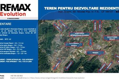 Teren pentru Dezvoltare Rezidentiala - COMISION 0% - 2