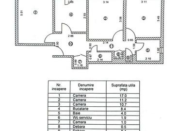 Apartament cu 3 camere decomandat în Drumul Taberei - 7