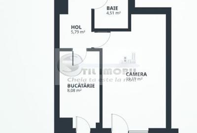 Apartament 1 cameră, spațios și luminos - Tătărași 0% Comision - 4