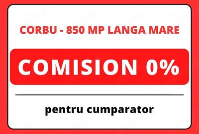 Teren de 850 mp, în Corbu