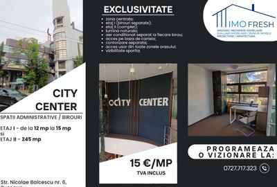 Spatii birouri de inchiriat City Center