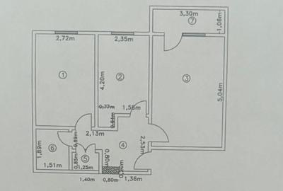 Apartament cu 2 camere decomandat în Central - 3