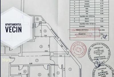 Apartament 3 camere 97,2 mp | centrala proprie | mobilat modern | loc parcare su - 5