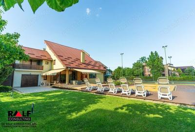 Vila de lux cu un design deosebit, piscina, teren de tenis, regim de inaltime P+M+S, zona Girocului - 9