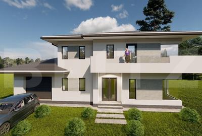 Casa individuala cu garaj, teren 500 mp, la intrare in chinteni - 1