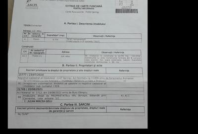 Teren agricol extravilan de 5755 mp, în Șpring - 2