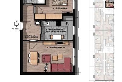 Apartament 2 Camere Sector 4 Finalizat! 50.66 Mp - 4