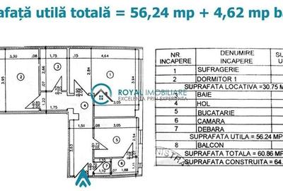 Royal Imobiliare - Vanzare apartament 2 camere zona Democratiei - 9