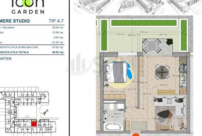 Apartament cu 2 camere semidecomandat în Moșilor - 5