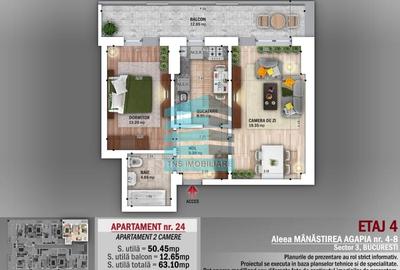 Apartament 2 Camere, Titan-Nicolae Grigorescu,Metrou - 7