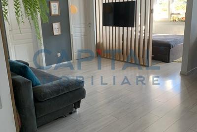 Apartament cu 2 camere semidecomandat, mobilat în Borhanci