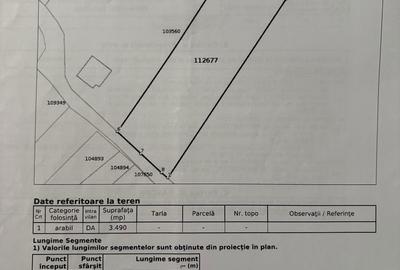 Teren de 3490 mp, în Exterior Vest - 1