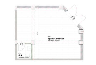DE VÂNZARE - Spațiu comercial 35 mp, clădire NOUĂ, parter, zona CARTIER; - 3