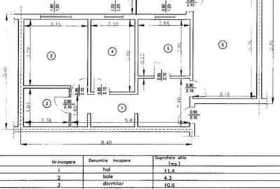 Apartament cu 3 camere decomandat în Malu Roșu - 5