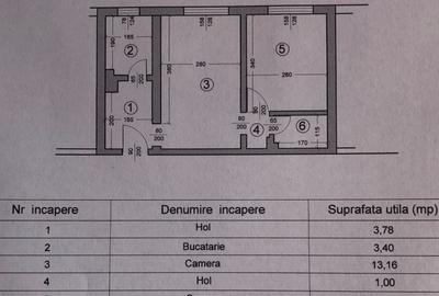 Apartament cu 2 camere în Săsar - 12