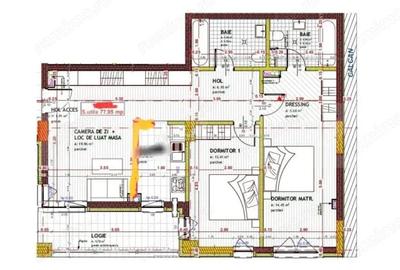 Apartament cu 4 camere semidecomandat în Florești - 1