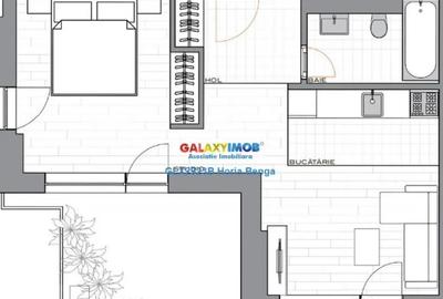 Apartament cu 2 camere semidecomandat în Pipera - 8