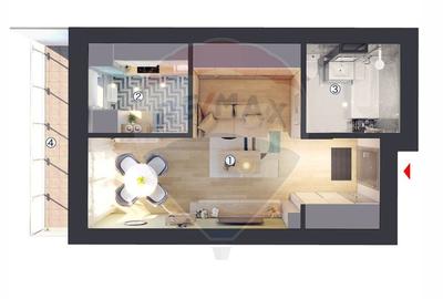 Vanzare garsoniere in zona Theodor Pallady - 8