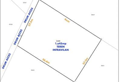 Teren de 1045 mp, în Ghimpați - 2