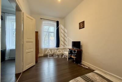 Apartament 3 camere, renovat, vedere la Bega, zona centrala - 5