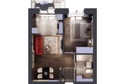 Apartament 2 camere | Tip 2A | HILS Titanium - 4