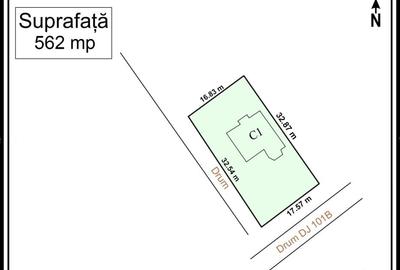 Snagov – Ciofliceni, casa parter, 3 camere, teren 562 mp - 11