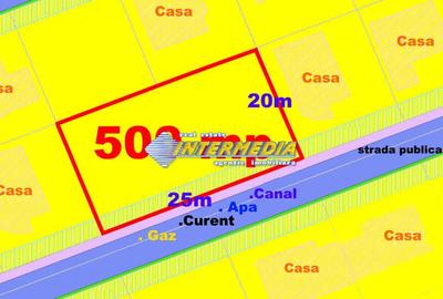 Teren Intravilan 500 mp Alba Micesti 25x20 apa gaz curent ca - 1