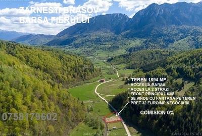 Comision0%Teren 1893mp- Barsa Fierului Zarnesti - 2