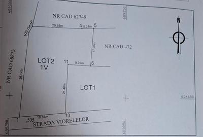 Teren Construcții intravilan de 842 mp, în Valea Lupului - 3