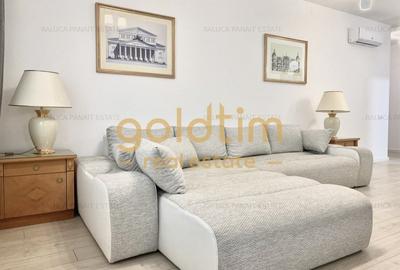 Apartament cu 2 camere semidecomandat, mobilat în Pipera