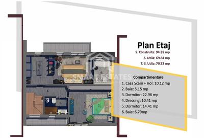 Vila Duplex La Cheie cu 4 Camere - Baneasa - 16