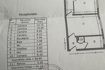 Apartament cu 4 camere semidecomandat în Drumul Taberei - 6